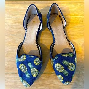 Flats with Pineapple theme. Fun for summer!